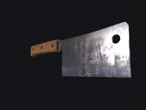 कसाई चाकू 3D मॉडल