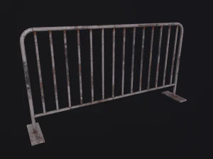 Barri&egrave;re de foule Modèle 3D