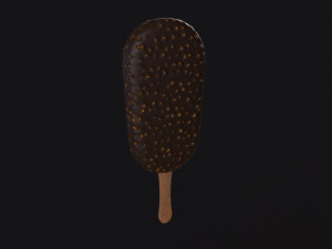 Ice Cream Chocolate 3D Model