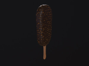 Ice Cream Chocolate 3D Model