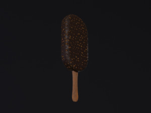 Ice Cream Chocolate 3D Model