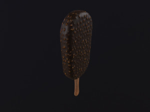 Ice Cream Chocolate 3D Model