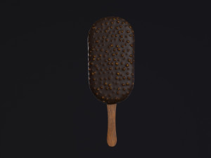 Ice Cream Chocolate 3D Model