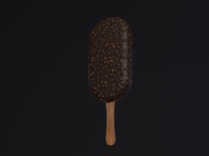 Ice Cream Chocolate 3D Model