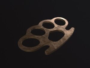 Brass Knuckles 3D Model in Other 3DExport