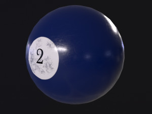 Pool Ball 2 Modelo 3D