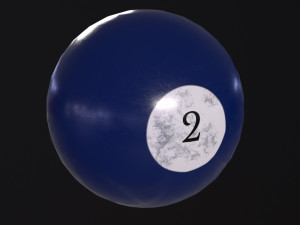 Pool Ball 2 3D Model