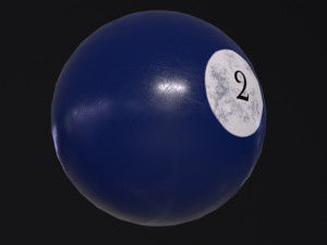 Pool Ball 2 Modelo 3D
