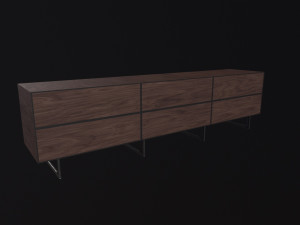 Bellagio TV Dresser 3D Model
