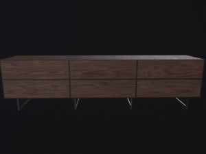 Bellagio TV Dresser 3D Model