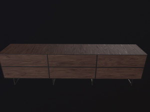 Bellagio TV Dresser 3D Model