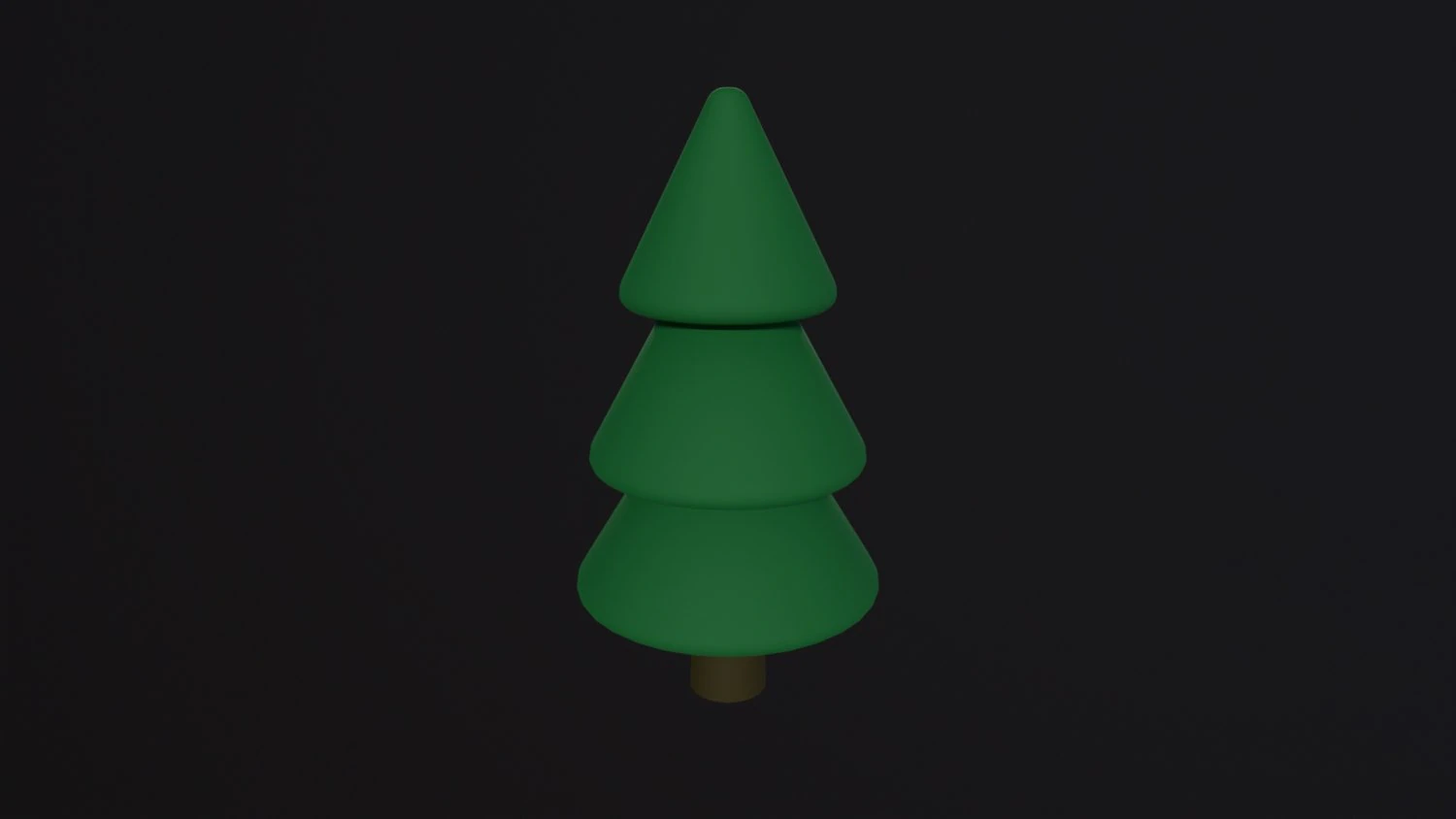 Cartoon Tree 3D Model .c4d .max .obj .3ds .fbx .stl .blend 