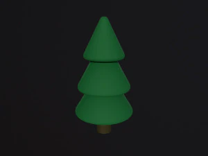 Beeldverhaalboom 3D Model