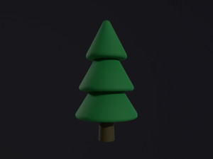 Cartoon Tree Modello 3D