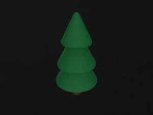 Cartoon Tree 3D Model