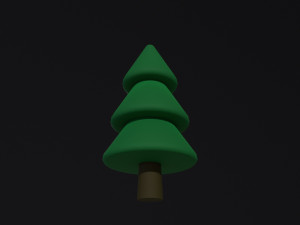 Cartoon Tree Modello 3D