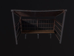 Bus stop 3D 模型