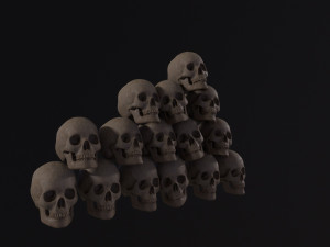 Skull Piles 3D Модель