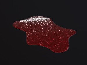 Blood Splatter 3D Model