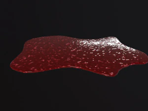 Blood Splatter 3D Model