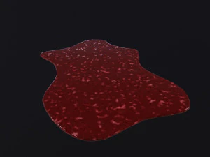 Blood Splatter 3D Model
