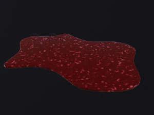Blood Splatter 3D Model