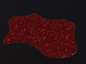Blood Splatter 3D Model