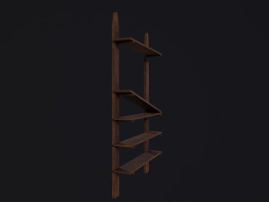 Pottery Shelf 3D Model