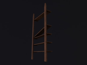 Pottery Shelf 3D Model