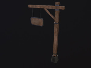 Medieval sign 3D Model