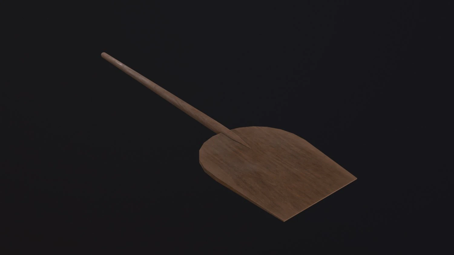 Medieval Bread Paddle 3D Model .c4d .max .obj .3ds .fbx .stl .blend