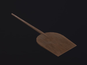 Medieval Bread Paddle 3D Model
