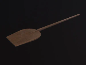 Medieval Bread Paddle 3D Model