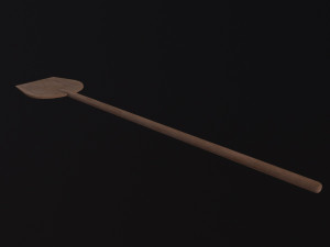 Medieval Bread Paddle 3D Model