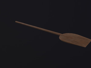 Medieval Bread Paddle 3D Model