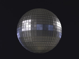 Disco mirror ball Modelo 3D