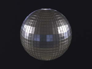 Disco mirror ball Modelo 3D