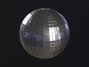 Disco mirror ball Modelo 3D