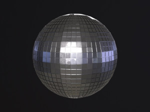 Disco mirror ball Modelo 3D