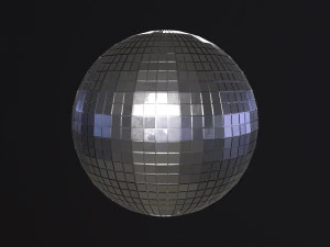 Disco mirror ball 3D Model