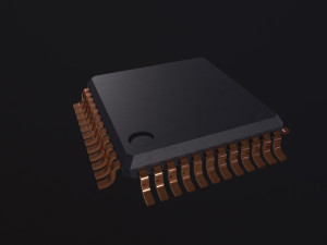 Microchip 3D Model