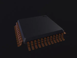Мікрочіп 3D Модель