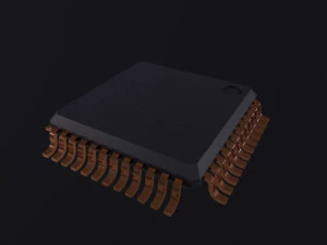 Мікрочіп 3D Модель