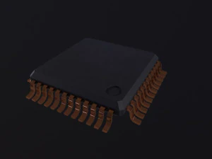 Мікрочіп 3D Модель