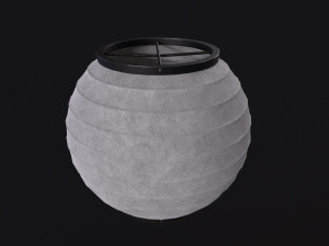 Japanese paper lantern Modelo 3D