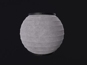 Japanese paper lantern Modelo 3D