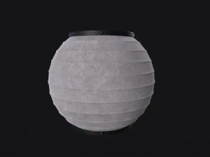 Japanese paper lantern 3D Model