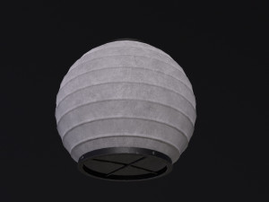 Japanese paper lantern Modelo 3D
