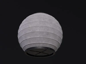 Japanese paper lantern 3D Model