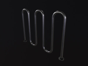 Wave bicycle racks 3D Модель